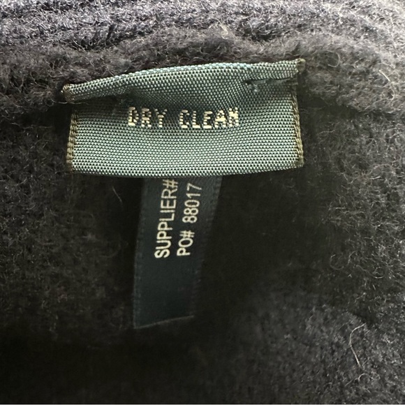 Polo by Ralph Lauren vintage Men's Dark Blue Zip-Up Sweater 100% lambs wool szXL - Picture 6 of 7